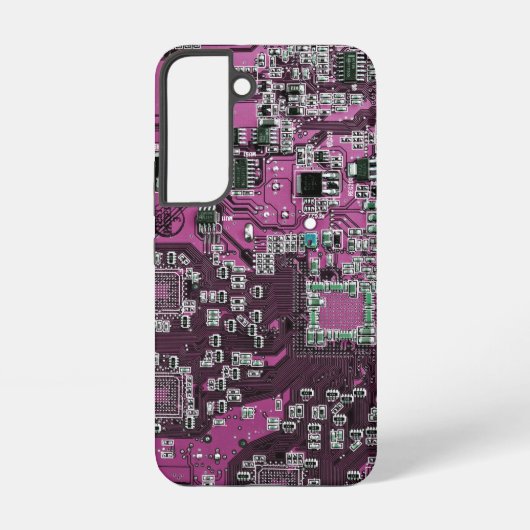 Printed Circuit Assembly PCB Paarse Circuit Board Samsung Galaxy Hoesje (Achterkant)