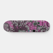 Printed Circuit Assembly PCB Paarse Circuit Board Skateboard (Horizontaal)
