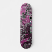 Printed Circuit Assembly PCB Paarse Circuit Board Skateboard (Voorkant)