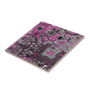 Printed Circuit Assembly PCB Paarse Circuit Board Tegeltje