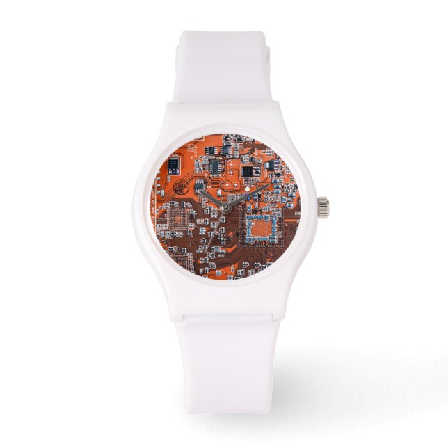 Printed Circuit Assembly PCB Sinaasappel Circuit B Horloge (Voorkant)