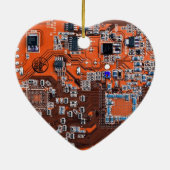 Printed Circuit Assembly PCB Sinaasappel Circuit B Keramisch Ornament (Achterkant)