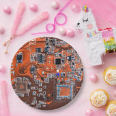 Printed Circuit Assembly PCB Sinaasappel Circuit B Papieren Bordje (Feest)