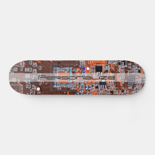 Printed Circuit Assembly PCB Sinaasappel Circuit B Skateboard (Horizontaal)