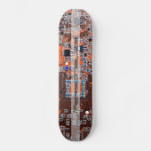 Printed Circuit Assembly PCB Sinaasappel Circuit B Skateboard (Voorkant)