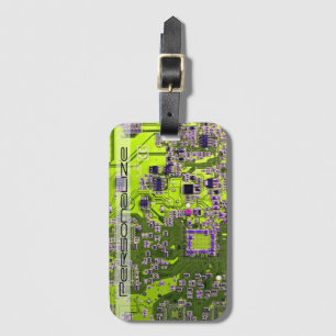 Printed Circuit Assembly PCB Yellow Circuit Board Bagagelabel