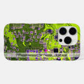 Printed Circuit Assembly PCB Yellow Circuit Board Case-Mate iPhone Case (Achterkant (horizontaal))
