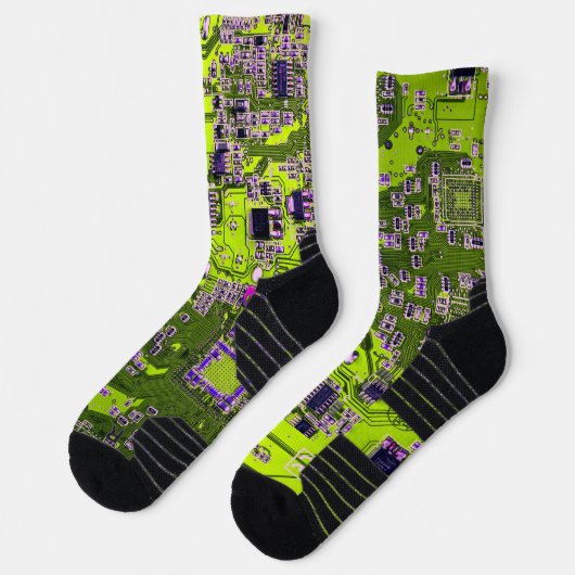 Printed Circuit Assembly PCB Yellow Circuit Board Sokken (Links)