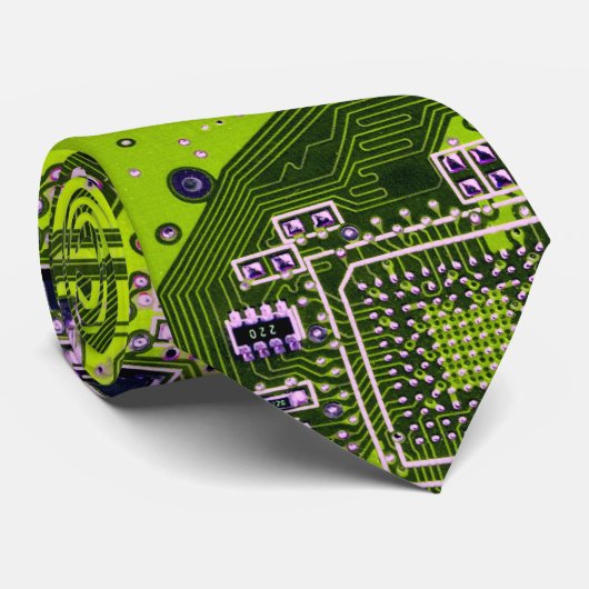 Printed Circuit Assembly PCB Yellow Circuit Board Stropdas (Opgerold)