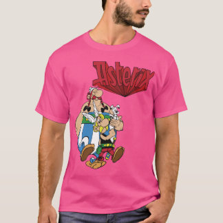 Printed Gallic Adventures Video Game Asteri Printe T-shirt
