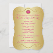 PRINTED RIBBON Fancy Shape Heilige Communfoto Kaart (Achterkant)