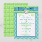 PRINTED RIBBON First Heilige Communauté Invitation Kaart (Voorkant / Achterkant)