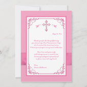 PRINTED RIBBON Heilige Communauteit Foto: Bedankt (Achterkant)