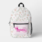Printed Stitch Backpack Bedrukte Rugzak (Voorkant)