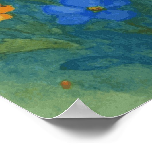 Printemps 7, Whispers Fleurs sauvages, Impression  (Coin)