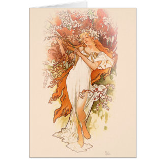 Printemps - Alphonse Mucha Art Nouveau