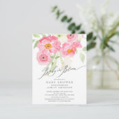 Printemps Blossoms Baby In Bloom Invitation (Debout devant)