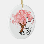 Printemps Bunnies Ornement Round (Droite)