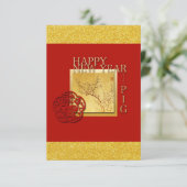 Printemps chinois porc Année 2019 fête Invitation (Debout devant)