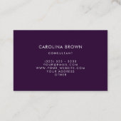 Printemps commence Carte de visite professionnel (Dos)