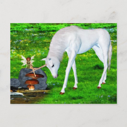 Printemps dans la carte postale pré (Devant)