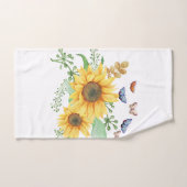 printemps de tournesol (Serviette à main)