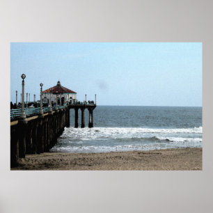 Printemps en affiche de Manhattan Beach 36 x 24
