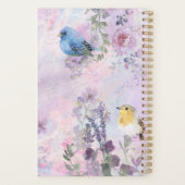 Printemps Été Floral Oiseaux Fleurs sauvages Rose  (Dos)