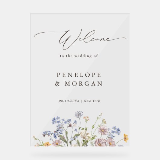 Printemps Fleur sauvage Meadow Garden Mariage Bien (Recto)