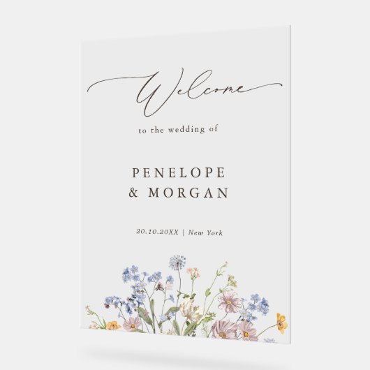 Printemps Fleur sauvage Meadow Garden Mariage Bien (Angle)