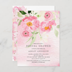 Printemps fleurit Floral nuptiale Invitation de do