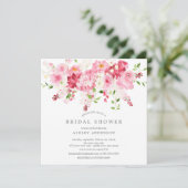 Printemps fleurit Floral nuptiale Invitation de do (Debout devant)