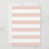 Printemps fleurit Invitation de Pâques (Dos)