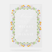 Printemps Floral Élégant Mariage Bienvenue (Recto)