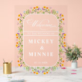 Printemps Floral Élégant Mariage Bienvenue (Mariage)