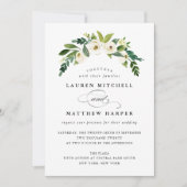 Printemps Floral Élégant Mariage Invitation (Devant)