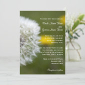 Printemps floral, été, invitations mariages de aut (Debout devant)