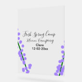 Printemps frais camping lavande fleurs nom date si (Angle)
