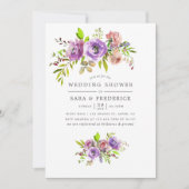 Printemps Mariage Douche Floral Invitation (Devant)