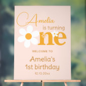 Printemps rose Jaune Daisy 1er anniversaire Bienve (Neutre)