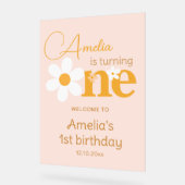 Printemps rose Jaune Daisy 1er anniversaire Bienve (Angle)