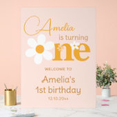 Printemps rose Jaune Daisy 1er anniversaire Bienve (Mariage)