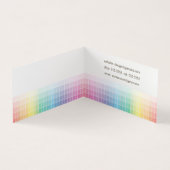 Printer Designer Kleur Staal Palet Sample Visitekaartjes (Binnen)