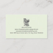  printer of kleine boekhandel visitekaartje (Achterkant)