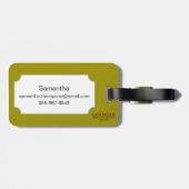 Printerapparaat, 1514 bagagelabel (Achterkant horizontaal)