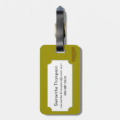 Printerapparaat, 1514 bagagelabel (Achterkant verticaal)