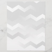 Printergemaakt zwart en wit papier briefhoofd (Achterkant)