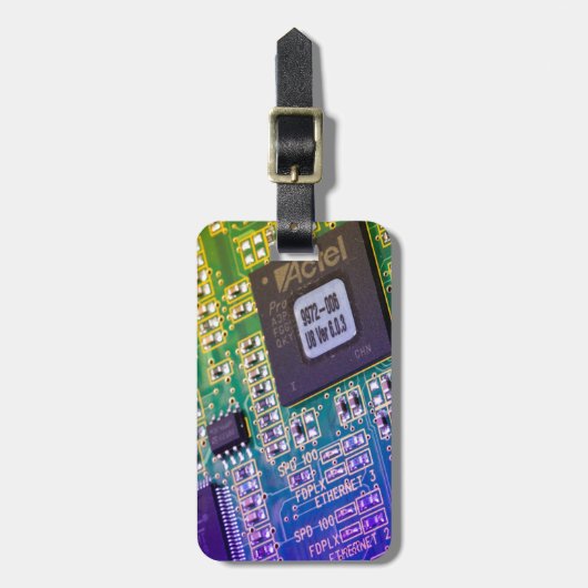 Printkaart - PCB Bagagelabel (Voorkant verticaal)