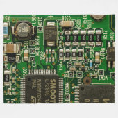 PRINTPLAAT FLEECE DEKEN (Voorkant (Horizontaal))