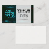 printplaat | Moersleutel in Hand Visitekaartje (Voorkant / Achterkant)